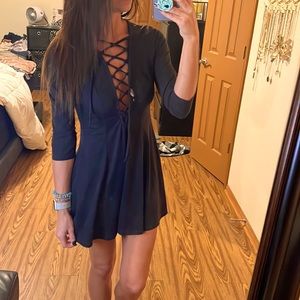 Suede dress